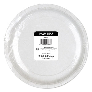 Bulk Palm Leaf Plates (Case of 96) by Beistle