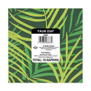 Bulk Palm Leaf Luncheon Napkins (Case of 192) by Beistle