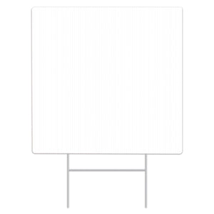 Plastic Blank Party Yard Sign - Bulk 6 Pack