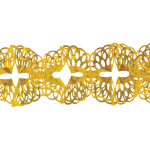 Bulk Metallic Garland - Gold (Case of 12) by Beistle