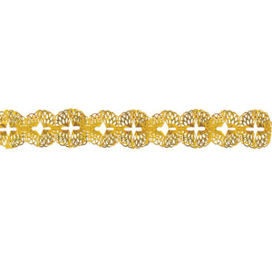 Bulk Metallic Garland - Gold (Case of 12) by Beistle