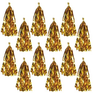 Bulk Metallic Tassels - gold (Case of 72) by Beistle