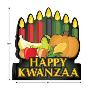 Bulk 3-D Happy Kwanzaa Centerpiece (Case of 12) by Beistle