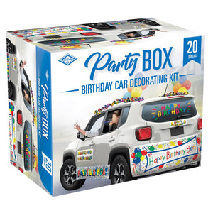 Birthday Car Party Box - Bulk/6 Party Boxs