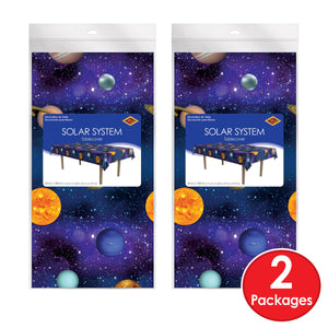 Bulk Solar System Tablecover (Case of 12) by Beistle