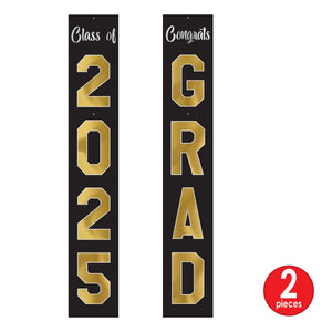 Beistle Jointed Foil Graduation Pull-Down Cutouts - Graduation Decor - 6 Feet