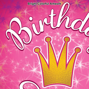 Bulk Plastic Birthday Princess Yard Sign (Case of 6) by Beistle