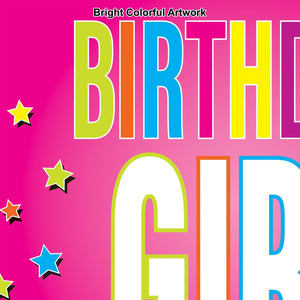 Bulk Plastic Birthday Girl Yard Sign (Case of 6) by Beistle