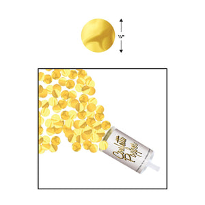 Bulk Push Up Confetti Poppers - gold (Case of 48) by Beistle