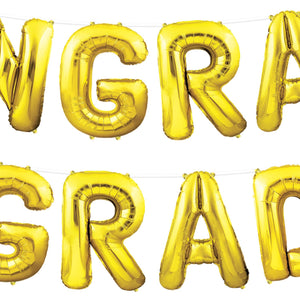 Bulk Congrats Grad Balloon Streamer (Case of 6) by Beistle