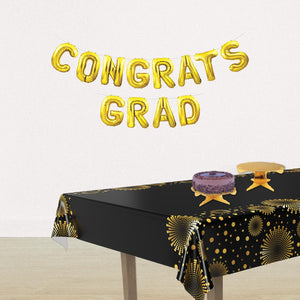 Bulk Congrats Grad Balloon Streamer (Case of 6) by Beistle