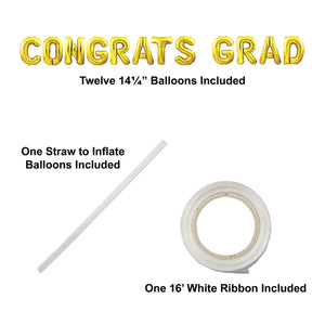 Bulk Congrats Grad Balloon Streamer (Case of 6) by Beistle