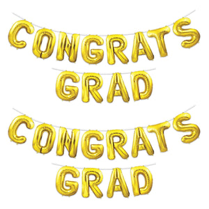 Bulk Congrats Grad Balloon Streamer (Case of 6) by Beistle