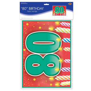 Bulk Plastic 80 Birthday Yard Sign (Case of 6) by Beistle