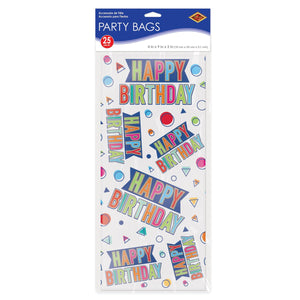 Bulk Happy Birthday Cello Bags (Case of 300) by Beistle