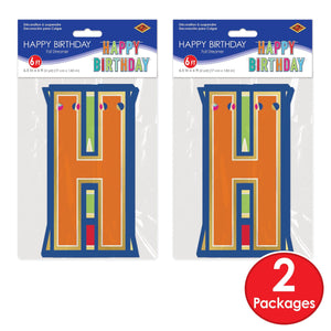 Bulk Foil Happy Birthday Streamer (Case of 12) by Beistle