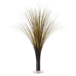 Metallic Party Spray Centerpiece - black & gold - Bulk 6 Pack