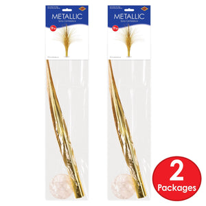 Bulk Metallic Spray Centerpiece - gold (Case of 6) by Beistle