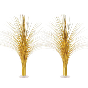 Bulk Metallic Spray Centerpiece - gold (Case of 6) by Beistle