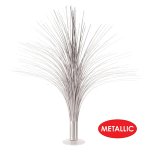 Bulk Metallic Spray Centerpiece - silver (Case of 6) by Beistle