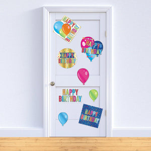 Bulk Foil Happy Birthday Cutouts (Case of 96) by Beistle