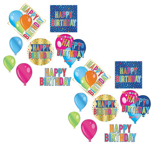 Bulk Foil Happy Birthday Cutouts (Case of 96) by Beistle