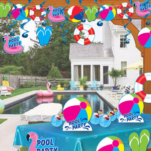 Bulk Pool Party Streamer (Case of 12) by Beistle