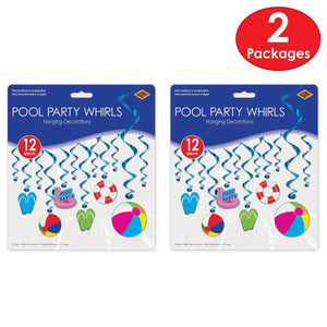 Bulk Pool Party Whirls (Case of 72) by Beistle