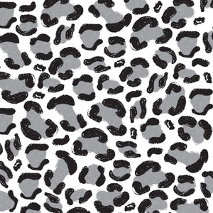 Bulk Snow Leopard Print Tablecover (Case of 12) by Beistle