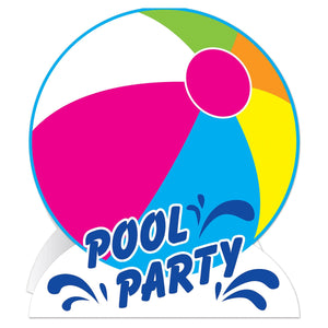 3-D Pool Party Centerpiece - Bulk 12 Pack