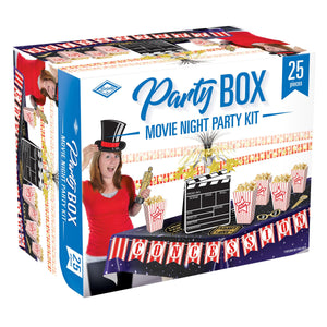 25 Piece Movie Night Party Box