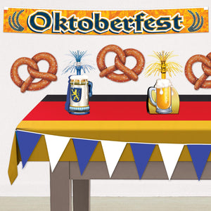 Bulk Metallic Oktoberfest Fringe Banner (Case of 12) by Beistle