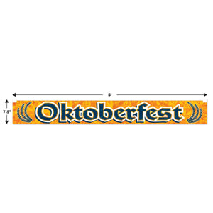 Bulk Metallic Oktoberfest Fringe Banner (Case of 12) by Beistle