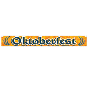 Metallic Oktoberfest Fringe Banner - Bulk 12 Pack