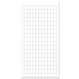 White Metallic Party Square Curtain - Bulk 6 Pack