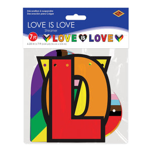 Bulk Love Is Love Streamer (Case of 12) by Beistle