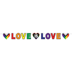 Love Is Love Party Streamer - Bulk 12 Pack