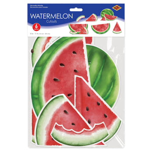 Bulk Watermelon Cutouts (Case of 72) by Beistle