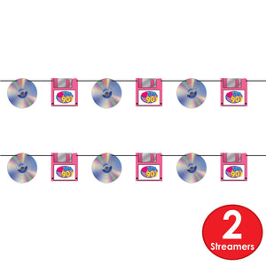 Bulk CD & Floppy Disk Streamer (Case of 12) by Beistle