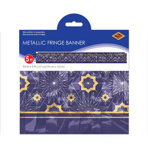 Bulk Metallic Ramadan Fringe Banner (Case of 12) by Beistle