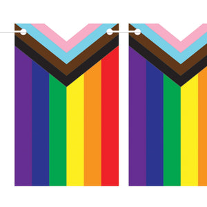 Bulk Pride Flag Pennant Streamer (Case of 12) by Beistle