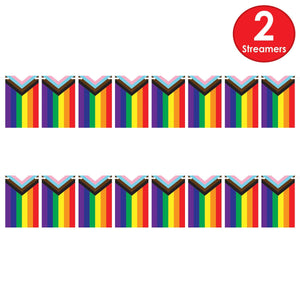 Bulk Pride Flag Pennant Streamer (Case of 12) by Beistle