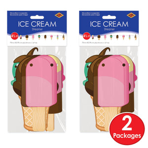 Bulk Ice Cream Streamer (Case of 12) by Beistle