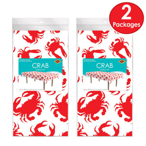 Bulk Crab Tablecover (Case of 12) by Beistle