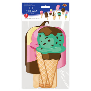 Bulk Ice Cream Cutouts (Case of 96) by Beistle