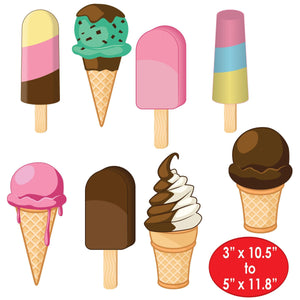 Bulk Ice Cream Cutouts (Case of 96) by Beistle