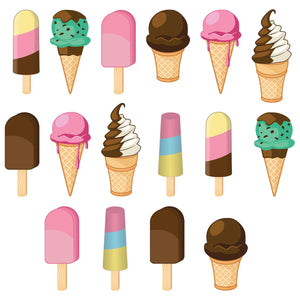 Bulk Ice Cream Cutouts (Case of 96) by Beistle