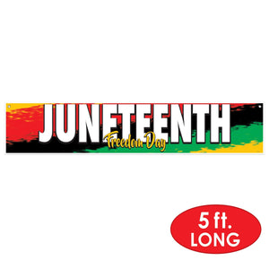 Bulk Juneteenth Banner (Case of 12) by Beistle