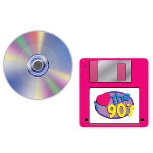 90's Party Coasters - Bulk 96 Pack