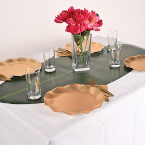 Bulk Plastic Tropical Leaf Table Runner (6 Pkgs Per Case) by Beistle